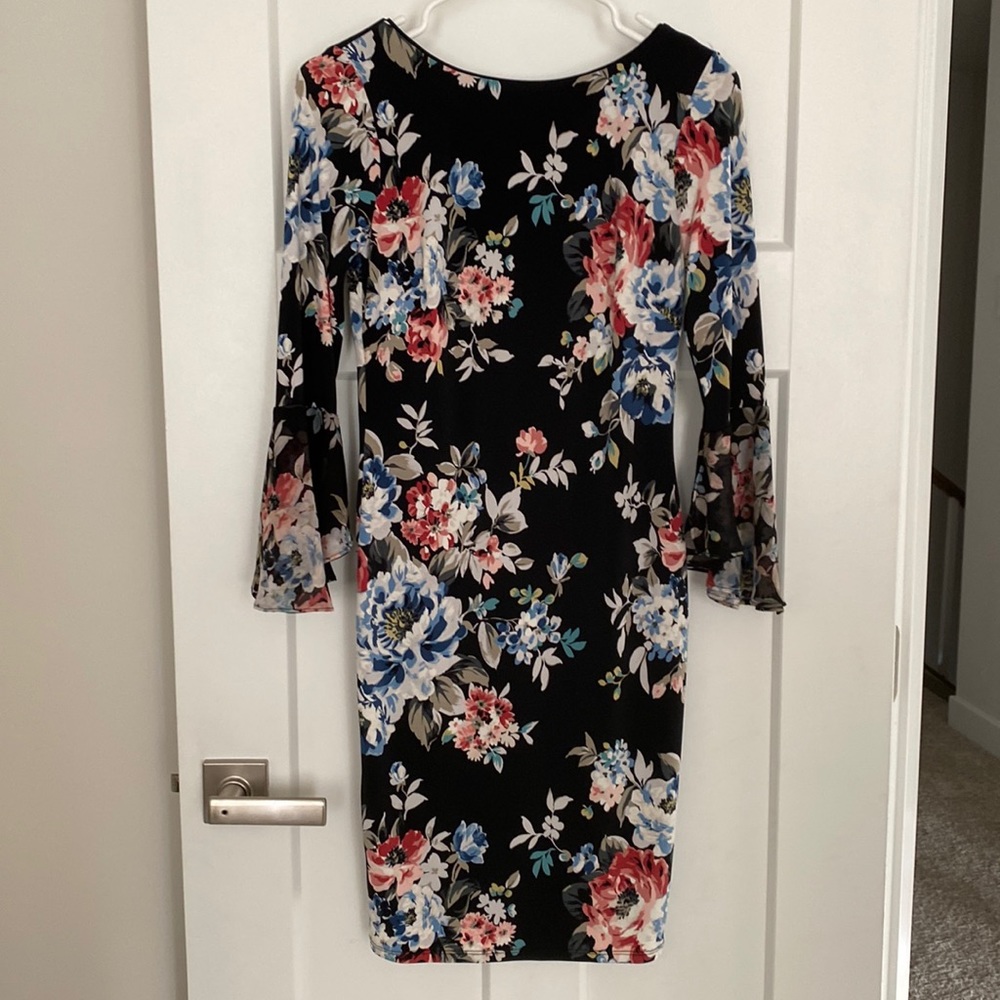 Floral Sheath Dress WHBM XSP NWT